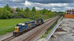 CSX 6158 returns a short while later.